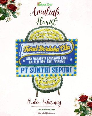 Papan Bunga Duka di Cibaduyut